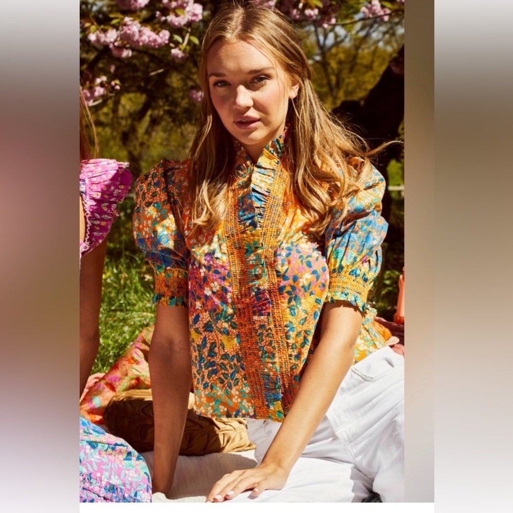 Love the Label Zuri Top
Floral Multicolor Ruffle Blouse